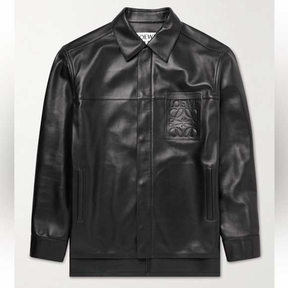 Loewe men’s leather zip/button jacket - Picture 1 of 11